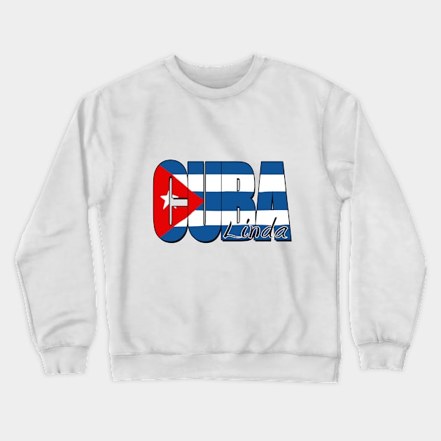 Cuba Linda Crewneck Sweatshirt by marengo